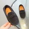 Zapatos tipo mocasín para niños de estilo británico, zapatillas para bebés para caminar en interiores con suelas de goma, mocasines para niños y niñas, zapatos para niños para primavera