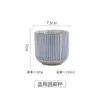 Caneca de cerâmica japonesa transfronteiriça criativa cerâmica casual Caneca pintada à mão Caneca empilhável louça de restaurante Caneca comercial Atacado