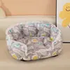 Camas Coloridas Dopamina Personalizadas para Gatos e Cachorros Transfronteiriças, Tapetes para Pets para Todas as Estações, Tapetes de Dormir para Pets de Renda de Alta Qualidade