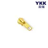 Cabezal de cremallera YKK original No. 5 cabezas cuadradas de metal, pieza semiredonda, para bolsos, chaquetas de plumas y abrigos, cabeza de cremallera de autobloqueo