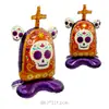 Globos de foil de Halloween más vendidos a nivel transfronterizo en formas de calaveras, lápidas, cruces, etc., disponibles para venta al por mayor
