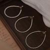 Pulsera de perlas Zhengyuan Shijia de oro de 14 quilates, exquisita y sencilla pulsera de cuentas a juego, estilo blogger, pulsera del mismo estilo para mujer