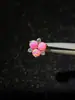 F136/G23 Liga de Titânio Opala Pequena Bola de Algodão Joia para Piercing Studs de Titânio para Orelha Studs para Lábio Studs para Hélice da Orelha Atacado