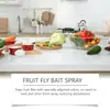 Spray Atrapamoscas de Fruta Moonspry Transfronterizo Fórmula de Fructosa Sorbitol Spray Diario para Capturar Moscas de la Fruta en Cocina del Hogar