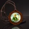 Joyas de Fe Devota, Elegante Amuleto Religioso, Joyería Normcore de Fe, Collares Hechos a Mano