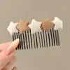 Nuevo peine anti-deslizante estilo coreano con un delicado lazo de mariposa, diseñado para mujeres, creando un peinado alto elegante, y con un elegante pasador lateral y accesorio para el cabello