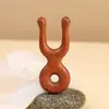 Dragão Dourado de Seda e Fênix Sândalo Ferramenta de Proteção para os Olhos Massageador de Olhos e Nariz Sapo Pequeno Bastão de Massagem de Madeira Sólida Beleza Portátil