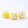 Gato de la Suerte Cerámico Colorido Gato Lindo de Cerámica Pintado Pulsera DIY Bolsa con Cuentas Decoración Llavero Colgante