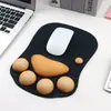 Atacado do Fabricante Mouse Pad, Mouse Pad de Garra de Gato em Silicone Macio, Apoio de Pulso Antiderrapante, Almofada de Apoio para o Pulso, Feito Sob Medida