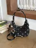 Exquisito bolso de lunares de nicho para mujer, nuevo bolso cruzado versátil de moda 2026, bolso de mano elegante de alta gama