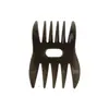 Venta Directa de Fábrica peine vintage para cabeza de aceite forma de cabeza grande trasera peine multiusos peine con textura peine de dientes anchos peine de inserción de doble cara peine de horquilla