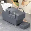 Cama de Lavar Cabelo para Salão, Cama de Lavagem Simples Semi-Reclinável para Salões de Beleza, Venda Direta do Fabricante, Cama de Salão de Beleza Moderna
