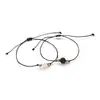 2 piezas/set Pulsera de Amistad para Pareja con Dijes Corazón de Amor Margarita Piedra Volcánica Pulseras Brazalete Para Mujeres Hombres Joyería de Deseos de Suerte