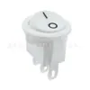 Interruptor de Palanca Redondo Pequeño Kcd11 Superior Redondo Superior e Inferior de 15 mm Blanco de Tres Pines de Dos Velocidades con Forma de Barco Certificación CQC