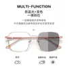 25 Gafas Transparentes Rosa Ultraligeras para Miopía para Mujer, Se Pueden Personalizar con Graduación, Montura Grande que Hace que la Cara Parezca Más Pequeña, Luz Antiazul, Gafas Fotocromáticas