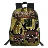 Mercancía de Juego Mochila de Dibujos Animados 99 Noches en el Bosque para Estudiantes de Primaria y Secundaria