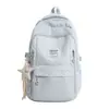 Mochila elegante de estilo coreano, suave y linda para niñas, adecuada para estudiantes de primaria y secundaria, con gran capacidad y un diseño ligero y preppy.