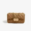 Bolso de Mujer 2026 Nuevo Estilo Tendencia Estilo Coreano Bolso Acolchado de Diamantes con Cadena Estilo Pequeño Chanel Bolso de Hombro Único Cruzado Bolso de Mujer Versátil Bolso Cuadrado Pequeño