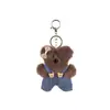Novo Estilo Pelúcia de Feijão Bolsa de Ombro Urso Pingente Urso da Sorte Rangente Fofo Pingente de Alto Padrão Chaveiro Exquisito