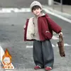 Chaqueta Gruesa de Terciopelo Plus para Niños Parka de Invierno para Bebé Ropa Cálida de Algodón 2026 Nueva Ropa de Invierno para Niños Ropa de Algodón Moderna