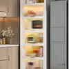 Estante de almacenamiento multicapa de pie para cocina Gabinete de almacenamiento Gabinete multifuncional Estante para ollas Alacena Aparador Sándwich
