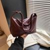 Bolsa Grande de Inverno Outono Retro Transfronteiriça para Mulheres 2026 Nova Bolsa Tote Tendência Bolsa Transversal Bolsa de Ombro Fashionável Tendência