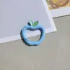 Color de pintura manzana primavera llavero puede ser diy colgante de bolsa accesorios para coche venta al por mayor directa