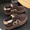 Couro Genuíno Cadarços Duplos Estilo Retrô Sapatos de Treino Alemães Sapatos Femininos 2026 Outono/Inverno Novo Estilo Versátil para Estudantes Casual Esportivo Sapatos Únicos