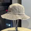 Sombrero de Pescador Retro de Mezclilla Lavada Estilo Hong Kong para Primavera y Verano para Mujer, Sombrero de Cubo Versátil para el Sol, Hace que la Cara Parezca Más Pequeña, Sombrero de Tendencia para Hombre