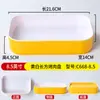 Plato caliente de melamina para olla, plato para exhibir guarniciones de restaurante buffet, vajilla para alimentos en brocheta, plato rectangular comercial para platos fríos
