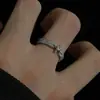 Anillo Estrellado para Mujer - Sencillo, Moderno, Único, Elegante, Fresco, Dulce, Anillo Abierto, Estilo Ins, Anillo para Dedo Índice de Celebridad de Internet