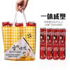 Bolsas para llevar de tela no tejida al por mayor Biodegradables Recubiertas Aislamiento térmico Papel de aluminio Bolsa de catering Bolsas para llevar con logotipos personalizados