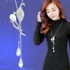 Cadena Larga para Suéter, Collar de Lujo Ligero y de Alta Gama para Mujer, Accesorio de Borla Moderno y Versátil, Colgante Simple de Perla que No se Desvanece
