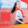 Lenço vermelho alunos da escola primária padrão geral poliéster algodão professores da escola recomendam crianças escola primária escola secundária jovens pioneiros lenço vermelho