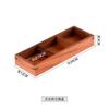 Plato de vajilla Jiugongge de madera de bambú creativo, plato de rejilla para plato de restaurante de olla caliente, bandeja, plato para barbacoa, fuente, caja de madera