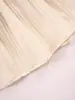 Vestido nuevo de verano 2025 para niña bordado flor pequeña manga de mosca pequeña pastoral dulce fino color liso cuello redondo jersey