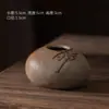 Mini jarrón Zen simulación piedra pequeña estilo antiguo decoración mesa de té decoración cerámica contenedor hidropónico para plantas