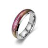 Liquidación Venta Moda Europea y Americana Estilo Nuevo Esmalte Termosensible Siete Colores Sigue Adelante... Anillo que cambia de color