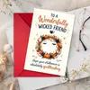 Compra directa transfronteriza de tarjetas de felicitación divertidas de Halloween para cementerio de fantasmas, tarjetas de regalo de invitación creativas y peculiares