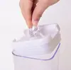 Caja de plástico transparente al por mayor de fábrica, multi-especificación, latas selladas para el hogar, latas de almacenamiento para suministros de organización de cocina