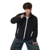 Otoño 2026 Nuevo Chaqueta Casual para Hombre con Cuello Alto Abrigo Marca de Moda Tendencia Holgada Talla Grande Chaqueta Juvenil Hombre