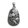 Cadena de suéter de plata de ley S999 Flor de Loto Carpa collar largo para mujer football plata productos genuinos colgante vintage cordón estilo étnico