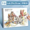 Marcador de papel especial para pintura, dibujo, 8, animación abierta, papel pintado a mano, marca de papel A3A4, película gruesa, arte opaco
