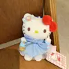 Super Lindo Colgante de Peluche Genuino de Kt Cat Llavero de Muñeca Hello Kitty Colgante para Delantal DIY