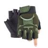 Guantes Tácticos de Camuflaje de Medio Dedo para Niños Camping al Aire Libre Deportes Fans Militares Antideslizantes Resistentes al Desgaste Estudiante Entrenamiento Militar Patinaje sobre Ruedas Bicicleta