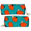 Estuche con Cremallera de Anime Estuche para Lápices Wen Hao Perro Salvaje Hermosa Chica Guerrero Dragon Ball Hombre Motosierra JOJO Qi