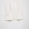 Comercio Exterior Transfronterizo Ropa de Mujer Verano 2026 Estilo Europeo y Americano Moderna y Elegante Ajustada Cuello en U Sin Mangas Camisola para Mujer A68068