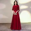 Vestido Negro de Noche para Mujer, Nuevo Estilo de Banquete, Vestido Adelgazante para Anfitriona, Vestido Diario para Fiesta de Sociedad