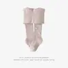 Leggings para niñas para otoño e invierno, forro polar fino, grosor medio, mallas con pie para niños, estilo coreano, elegantes, engrosados, adecuados para que las niñas los usen como prenda exterior
