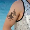 Avião Avião de Papel Adesivos de Tatuagem Herbal Crianças Legais Homens e Mulheres Moda High-End Tatuagens Tradicionais À Prova d'Água e Suor e Duradouras
